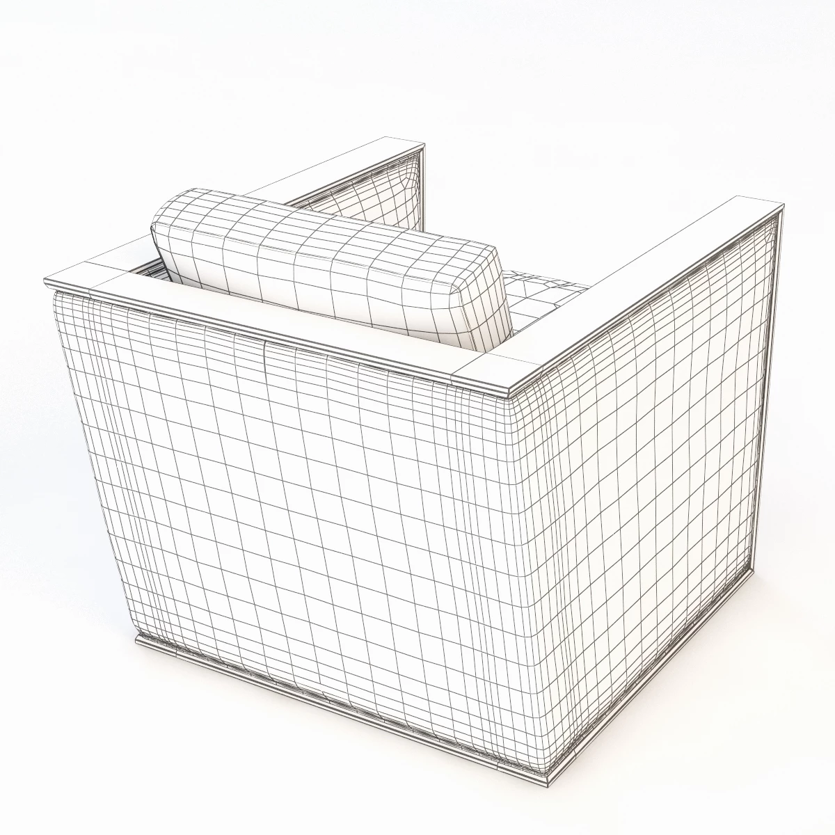Andrew Lounge Chair 9500d by Bright Chair 3D Model_010