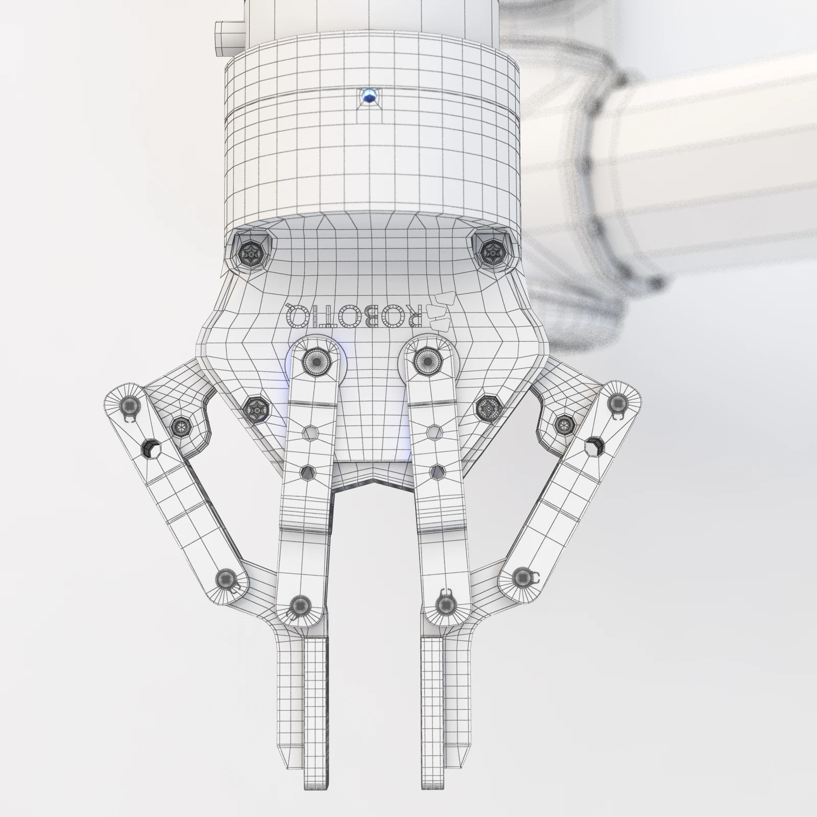 UR5 With Robotiq Two Finger Adaptive Gripper 3D Model_017