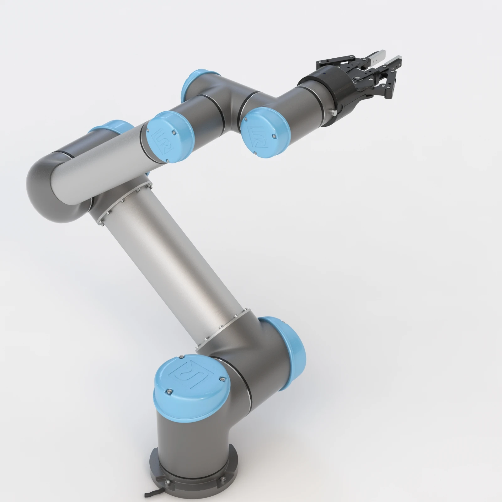 UR5 With Robotiq Two Finger Adaptive Gripper 3D Model_04