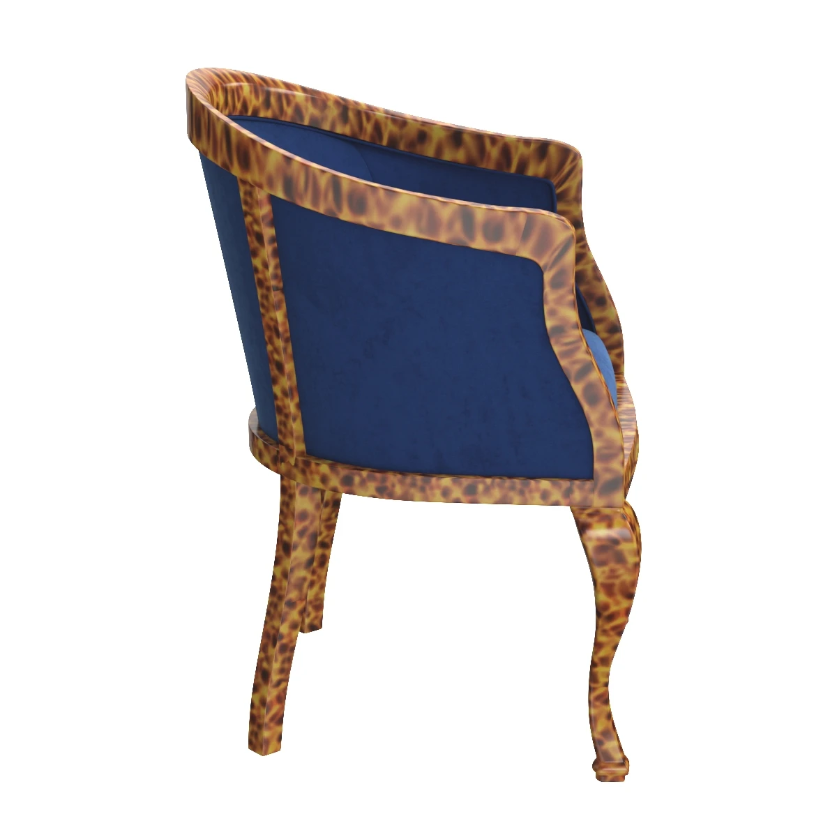 Tub Chair E1006 3D Model_04