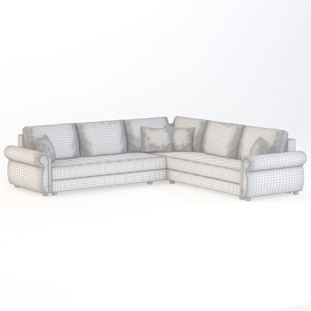 Anafesto Sectional Sofa 3D Model_09