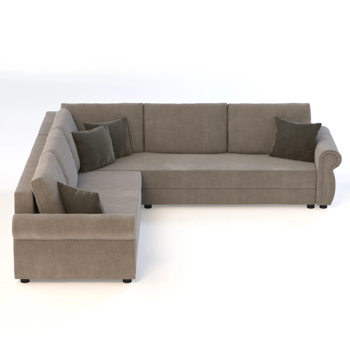 Anafesto Sectional Sofa 3D Model_04