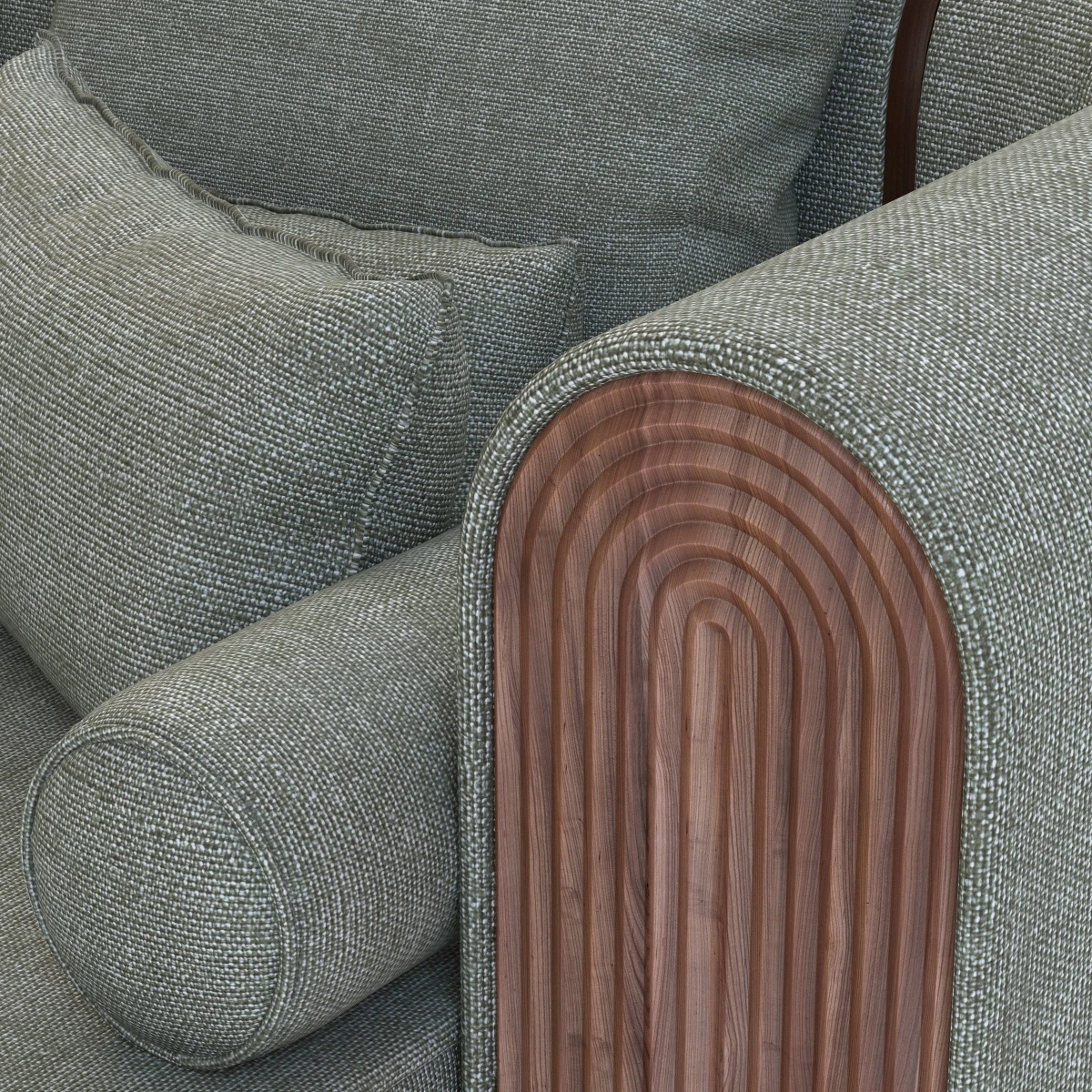 Union Corner Unit Sectional Sofa 3D Model_08