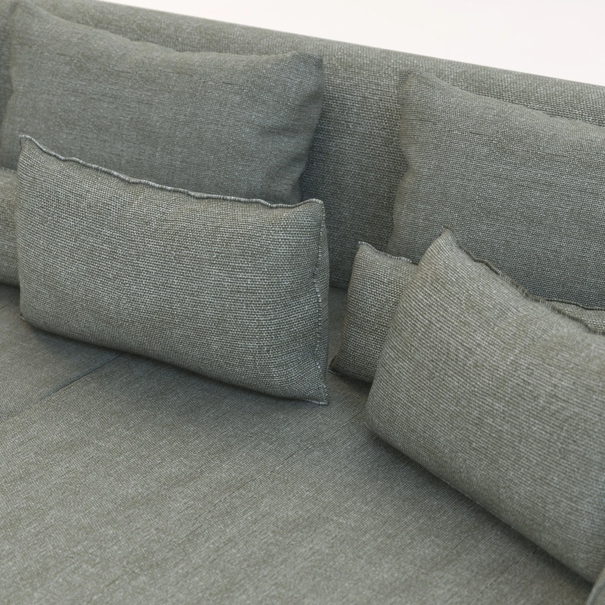 Union Corner Unit Sectional Sofa 3D Model_07