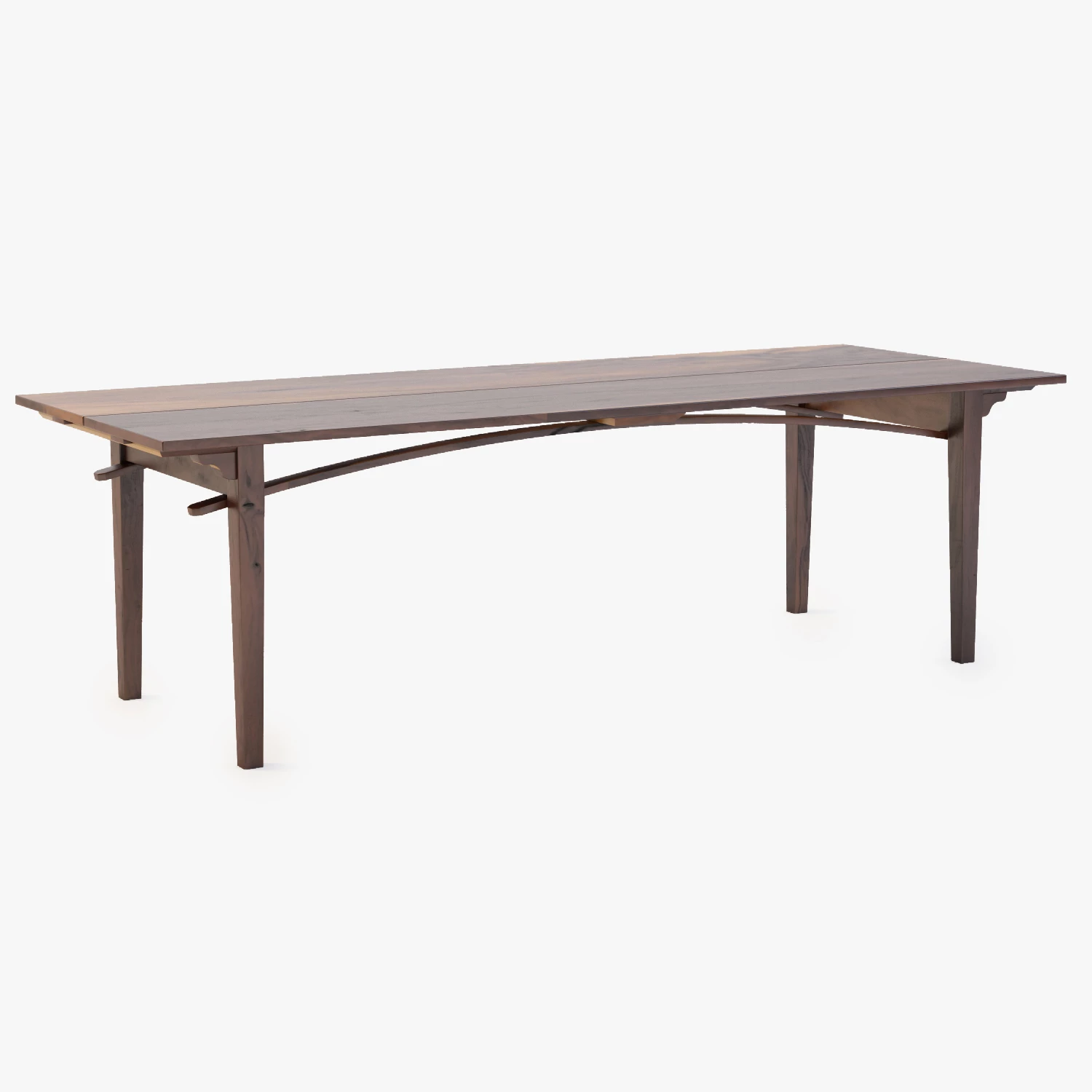 19th Century Two Board Pine Table 3D Model_09