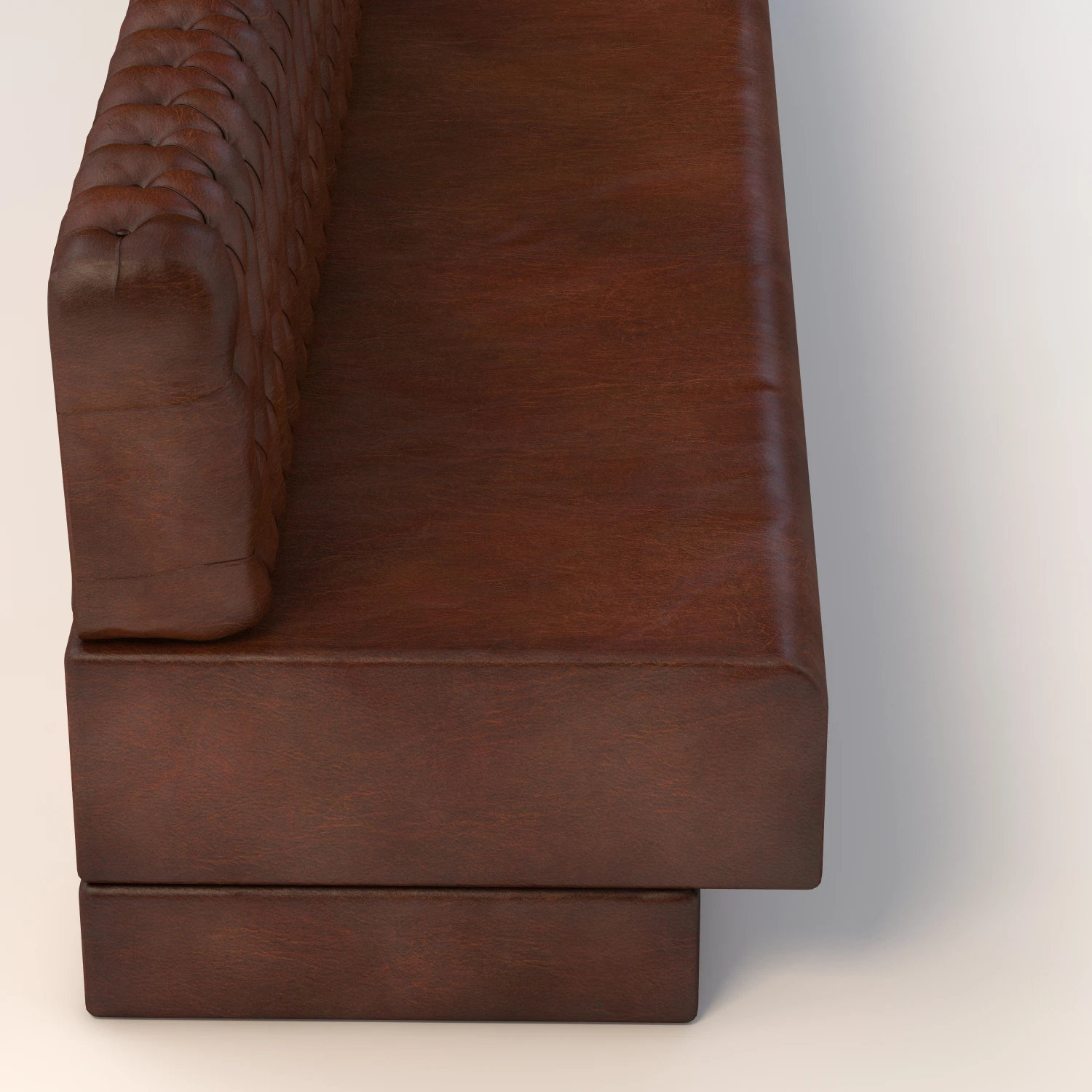 27 Feet Long Tufted Banquette 3D Model_03