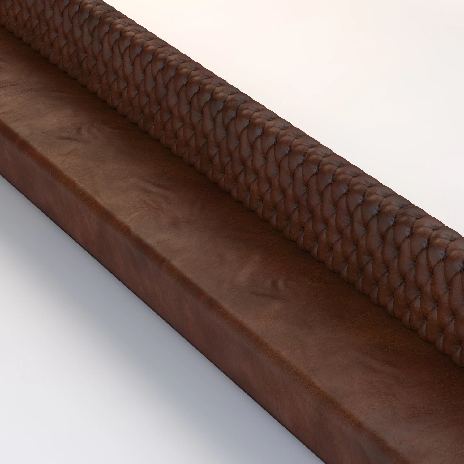 27 Feet Long Tufted Banquette 3D Model_06