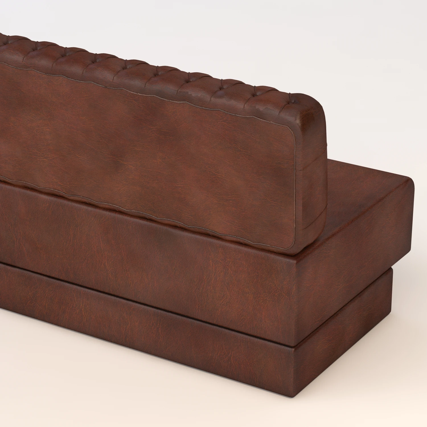 27 Feet Long Tufted Banquette 3D Model_04
