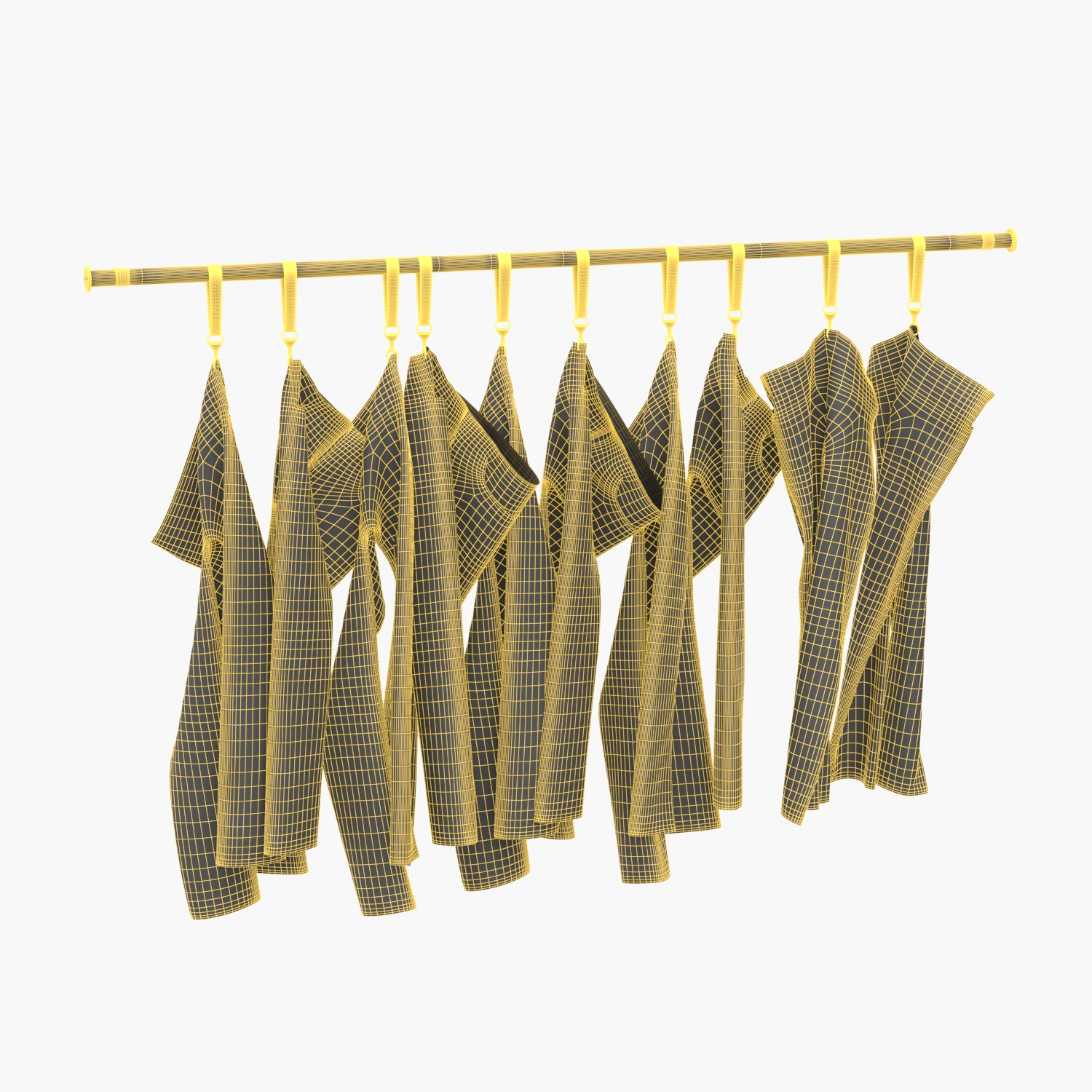 Jeans On Hook 3D Model_07