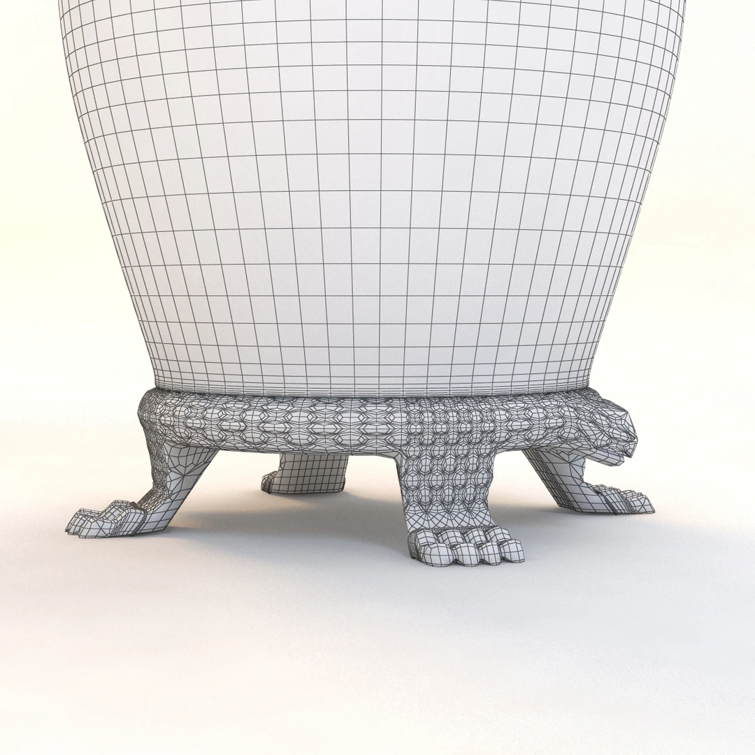 Antique Art Vase 3D Model_012