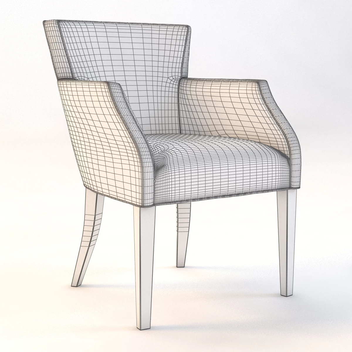 Bolier Modern Luxury Dining Chair 90016 3D Model_09