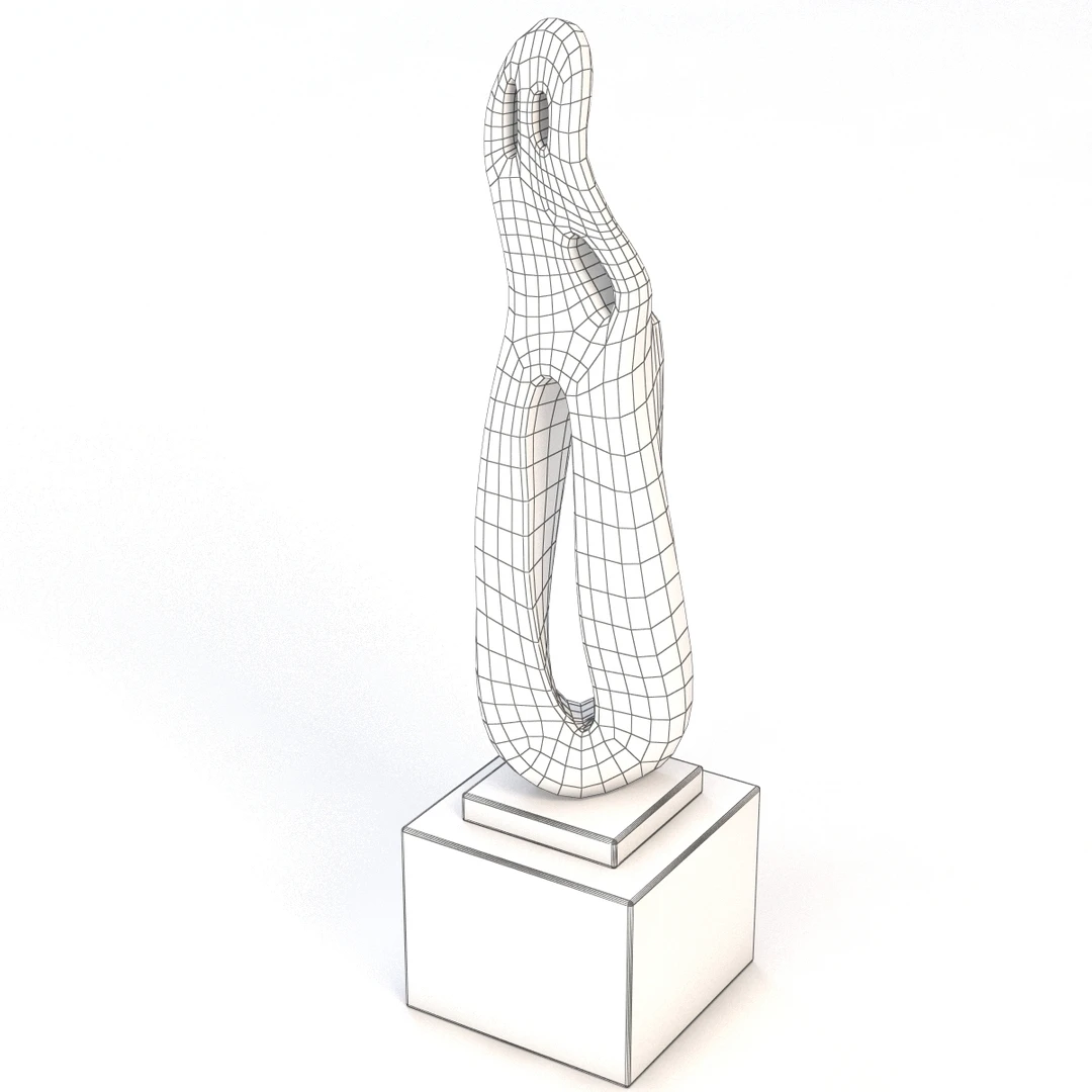 Bronze Sculpture 3 3D Model_012