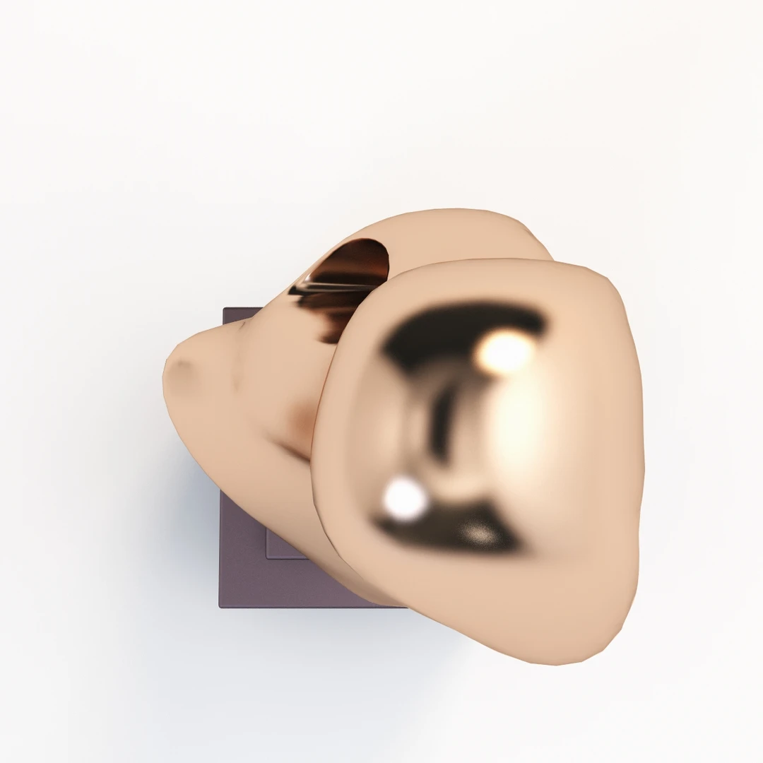 Bronze Sculpture 3 3D Model_09