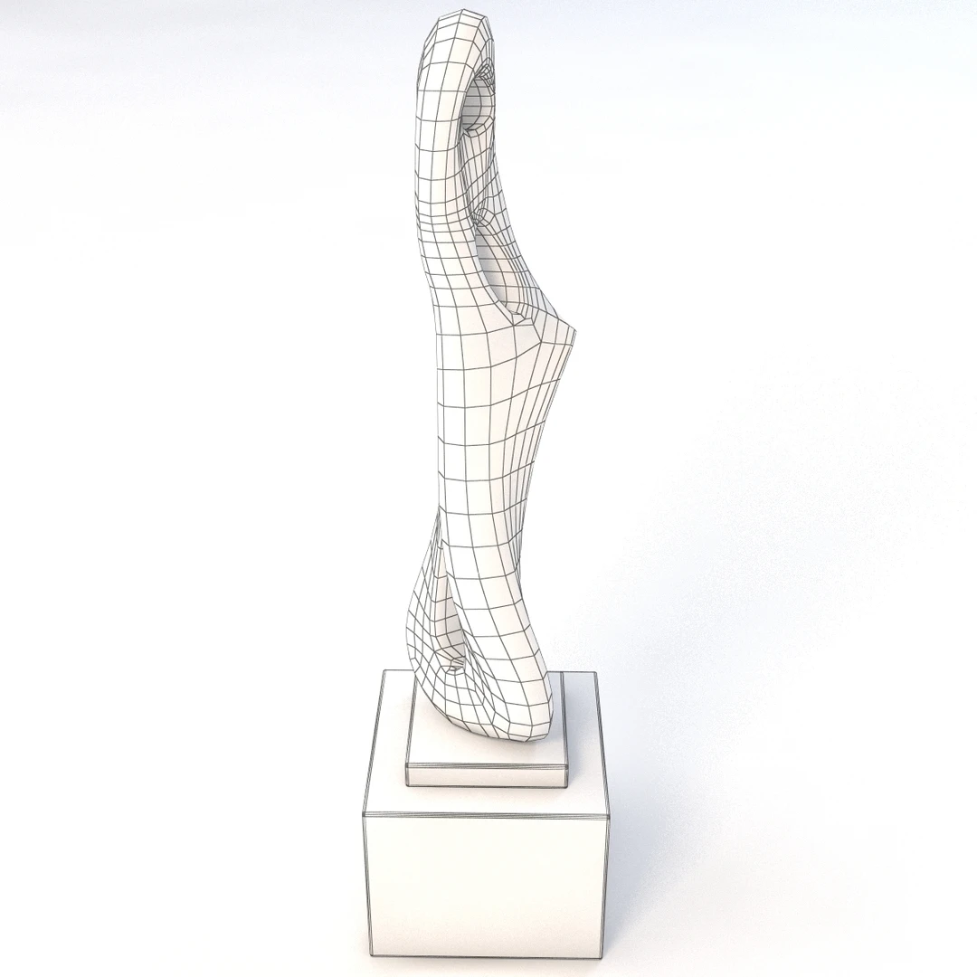 Bronze Sculpture 3 3D Model_011