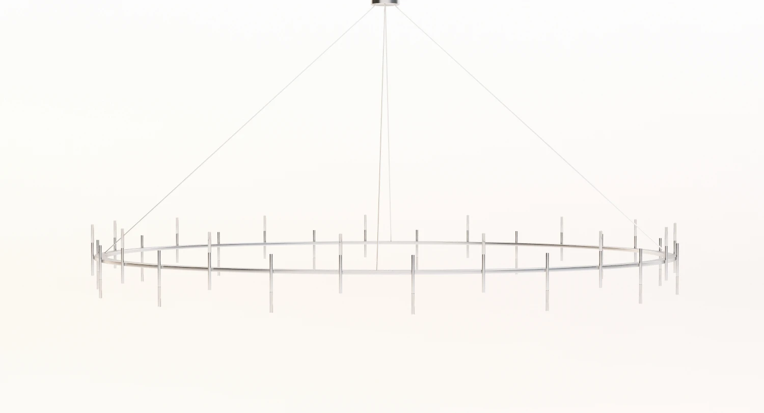 Circled Ceiling Pendant Light Lamp 3D Model_04