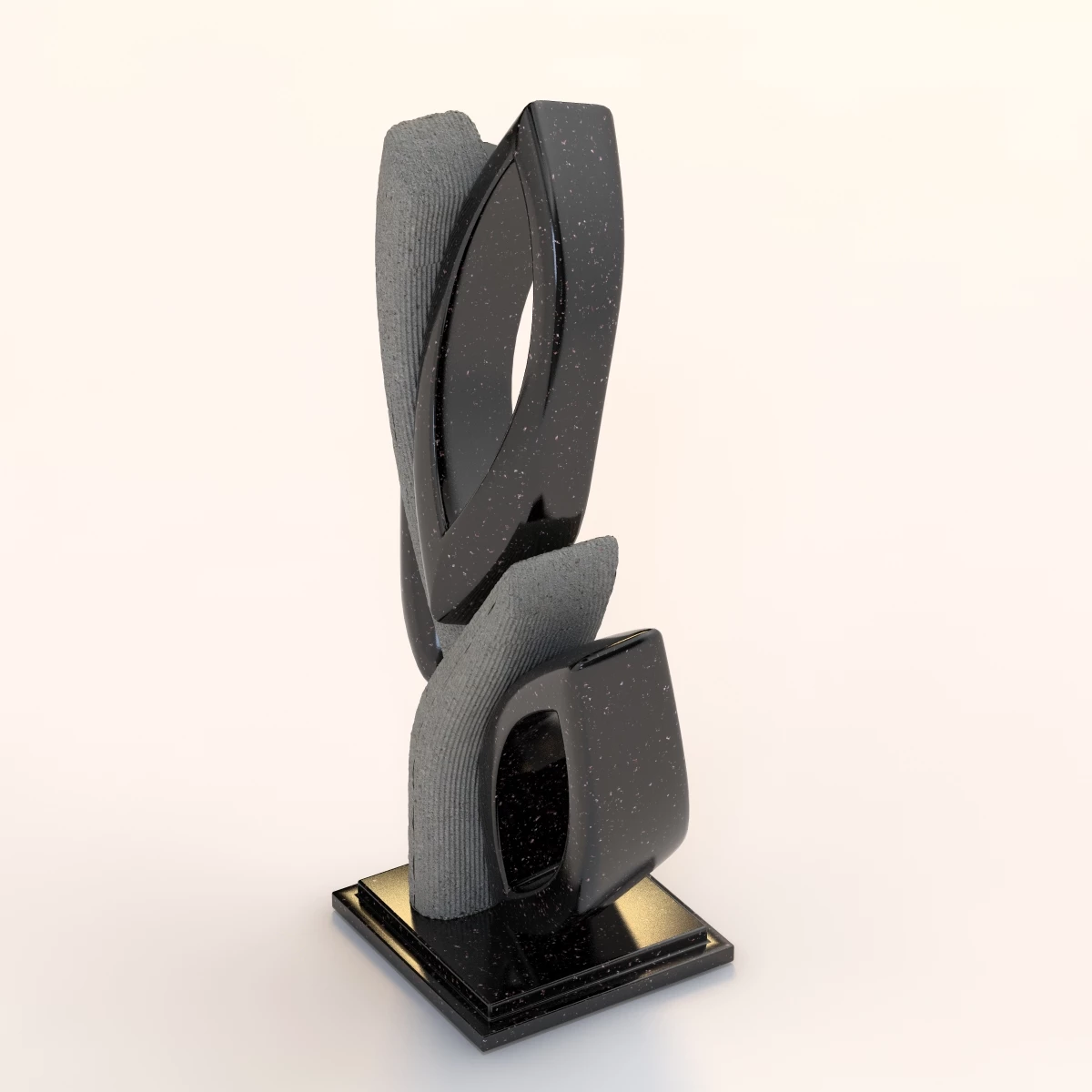 Dot Art Abstract Sculpture 3D Model_06