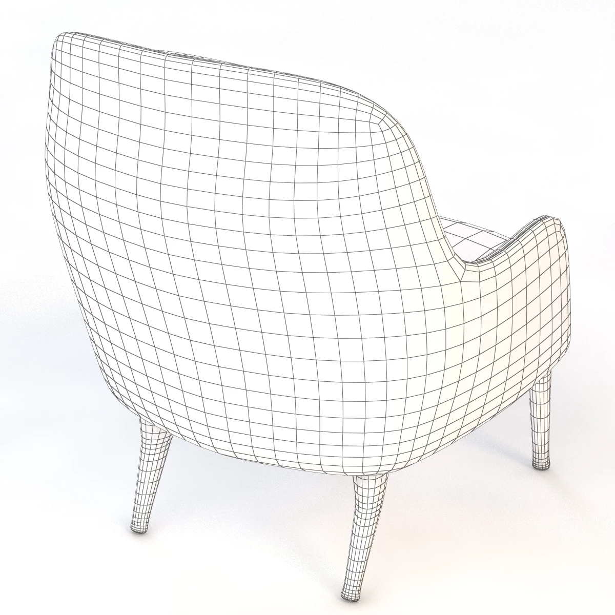 Fri Chair By Fritz Hansen 3D Model_010