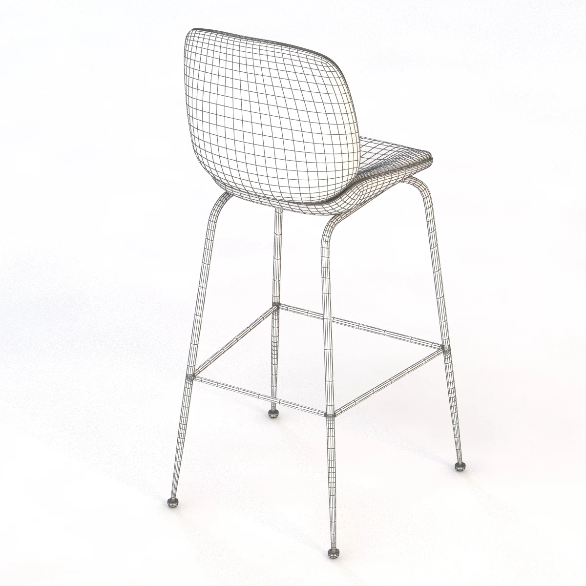 Gubi Beetle Stool 3D Model_010