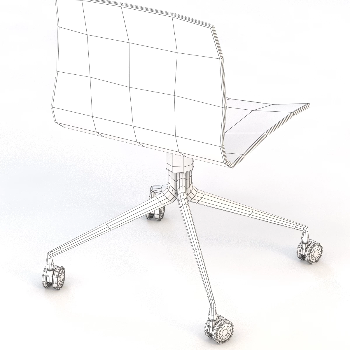 Hay About A Desk Chair 3D Model_011