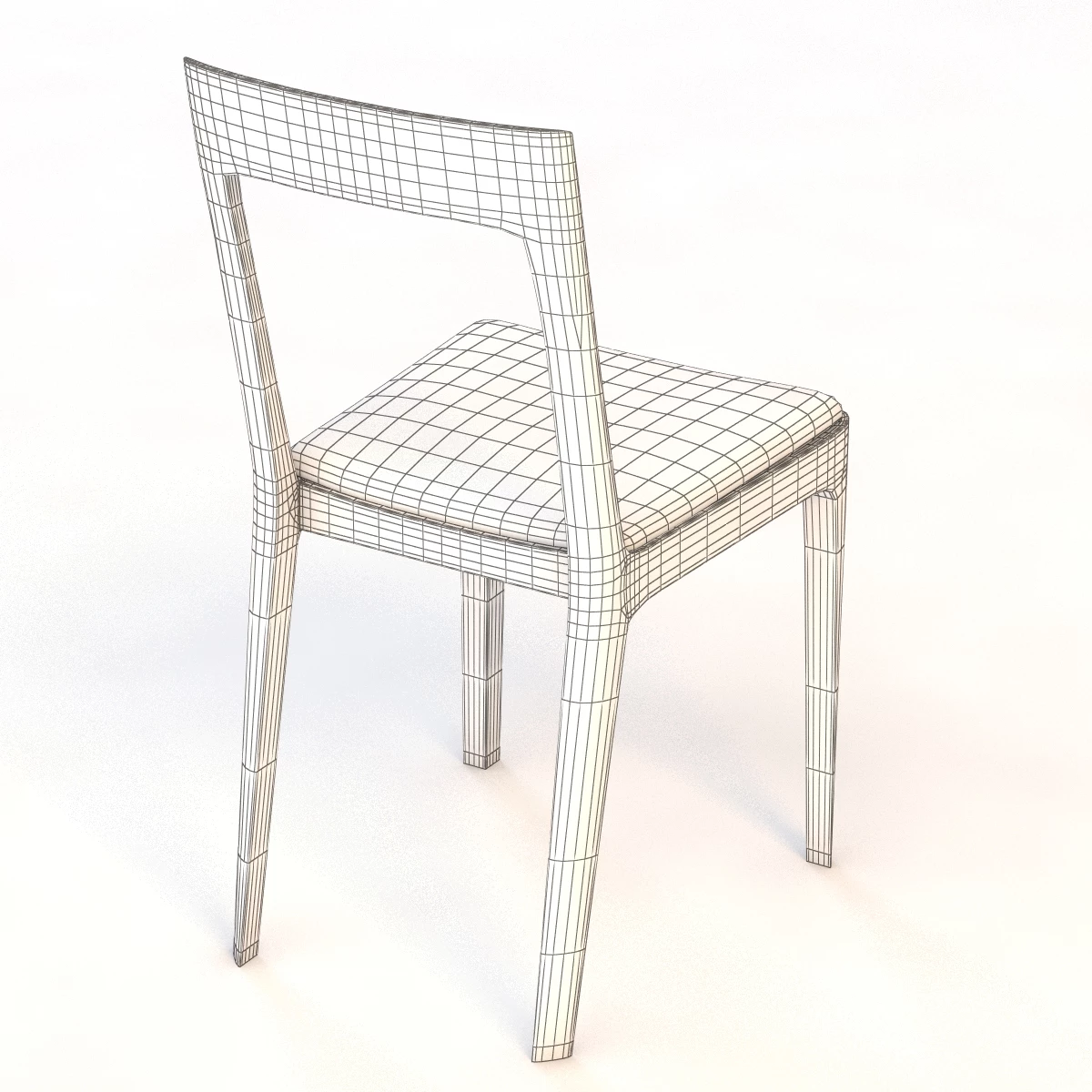 Hiroshima Dining Chair 3D Model_014