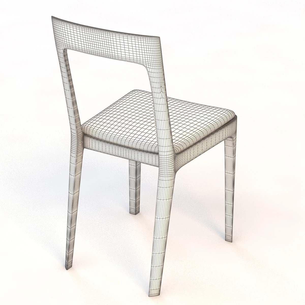Hiroshima Dining Chair 3D Model_013
