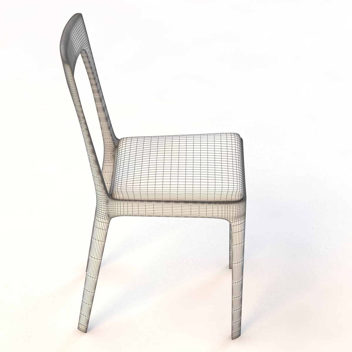 Hiroshima Dining Chair 3D Model_011
