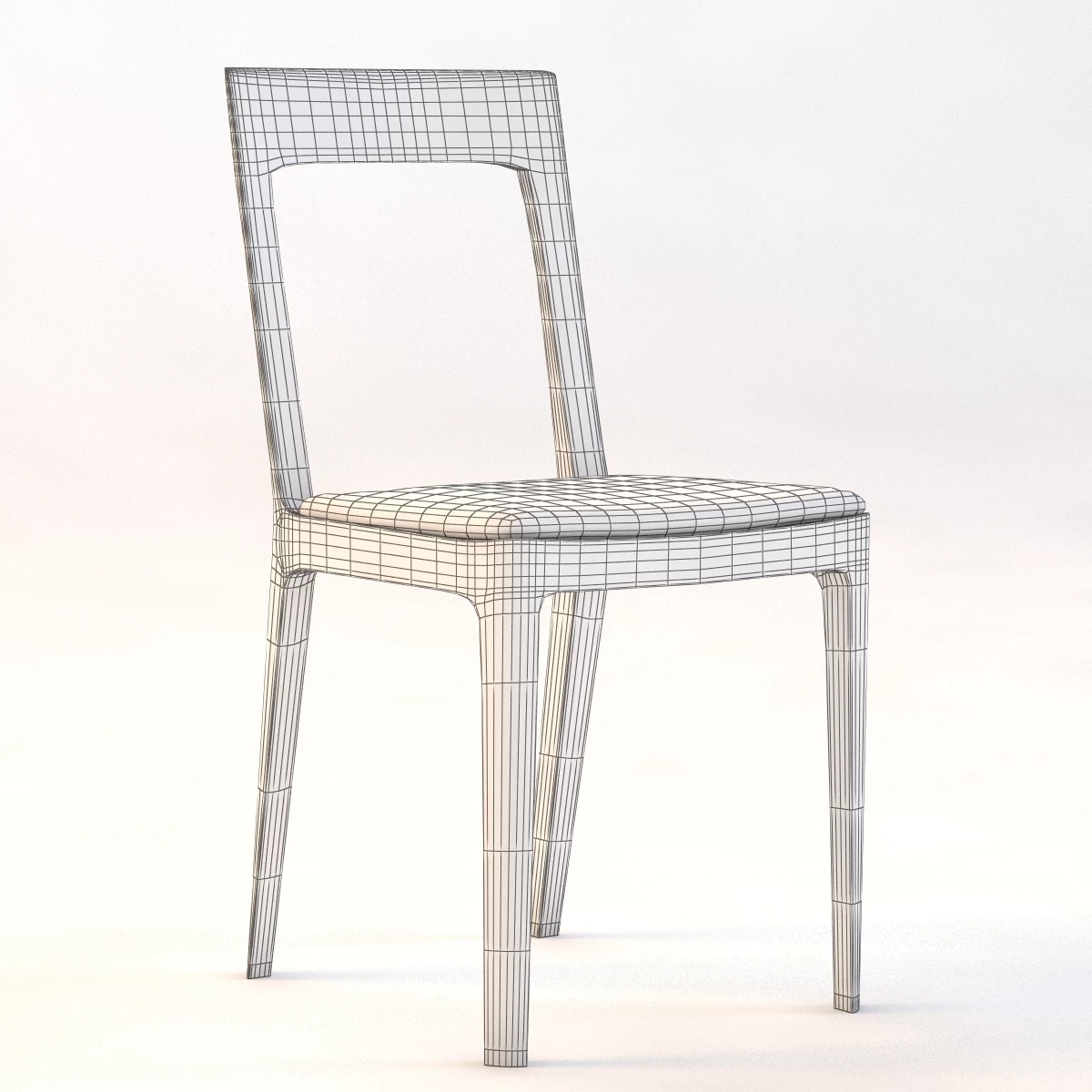 Hiroshima Dining Chair 3D Model_010