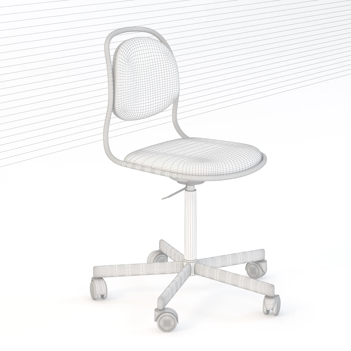 Ikea Rfjall Swivel Chair 3D Model_09