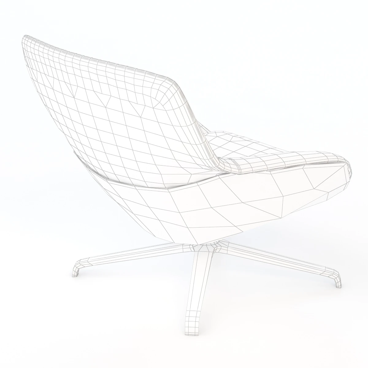 Ikea Striad Low Back Lounge Chair 3D Model_012
