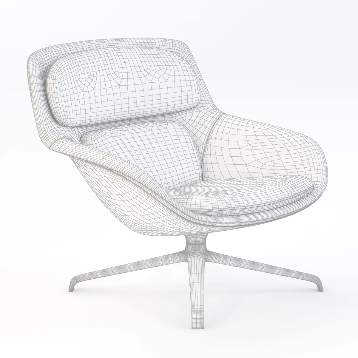 Ikea Striad Low Back Lounge Chair 3D Model_09