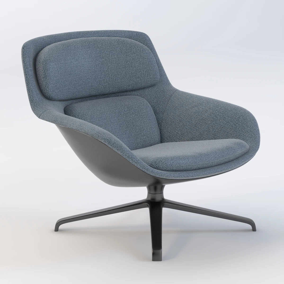 Ikea Striad Low Back Lounge Chair 3D Model_01