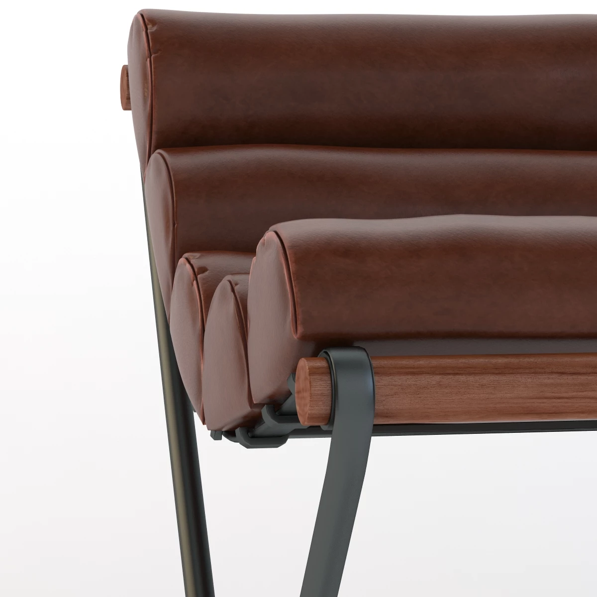 The Iron And Rolled BarStool 3D Model_06