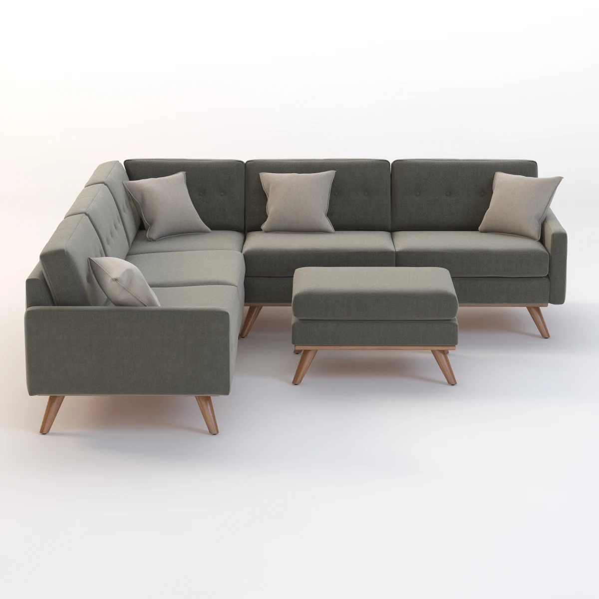 Joybird Hopson Apartment Corner Sofa 3D Model_08