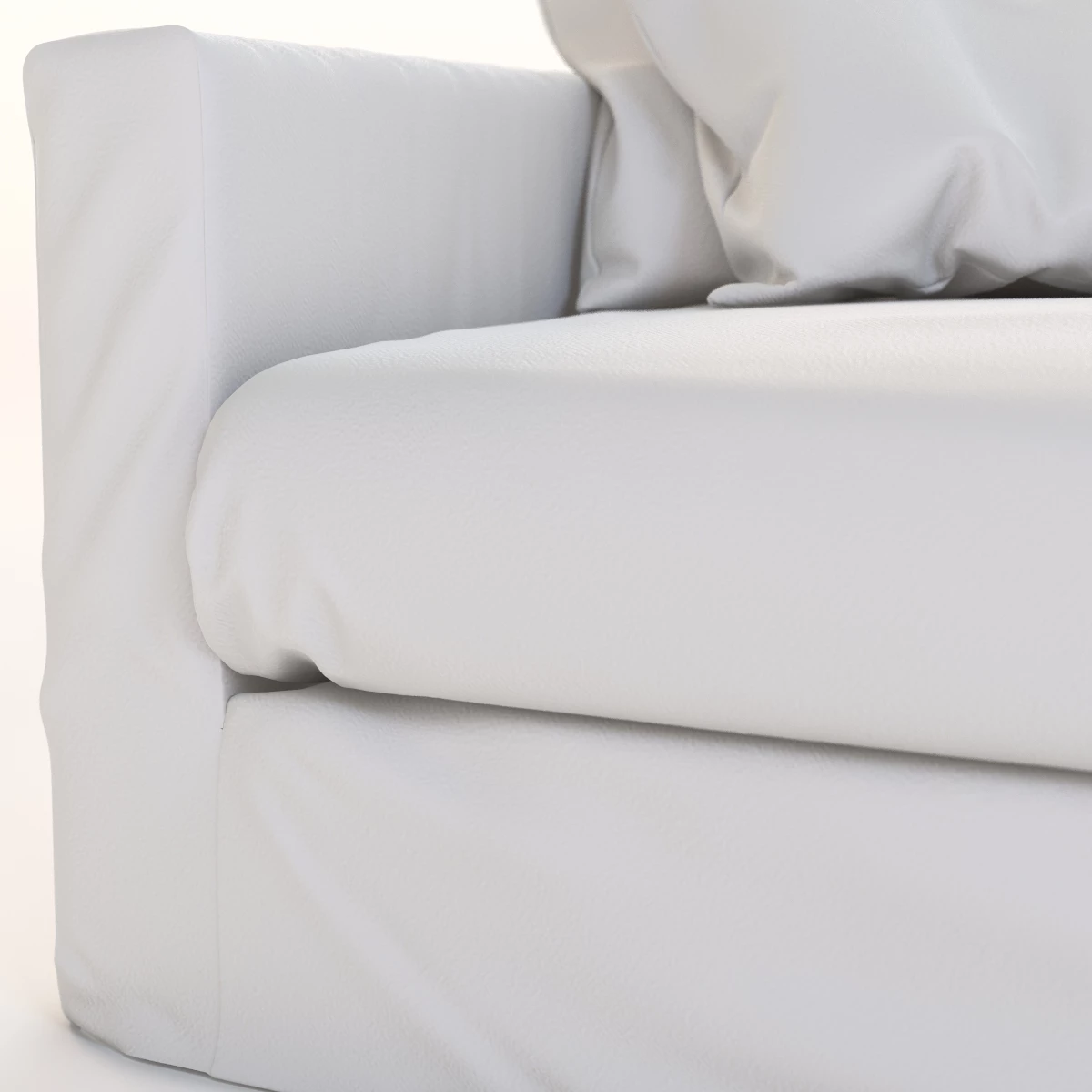 Le Grand Air Sofa White 3D Model_05