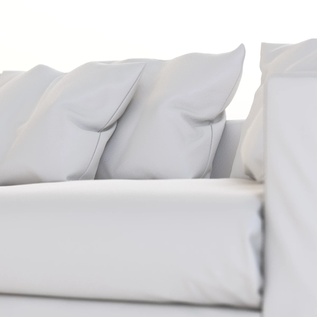 Le Grand Air Sofa White 3D Model_06
