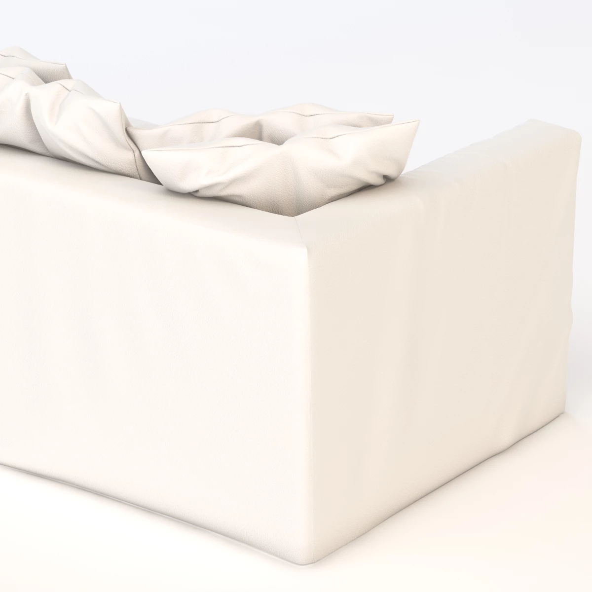 Le Grand Air Sofa White 3D Model_04