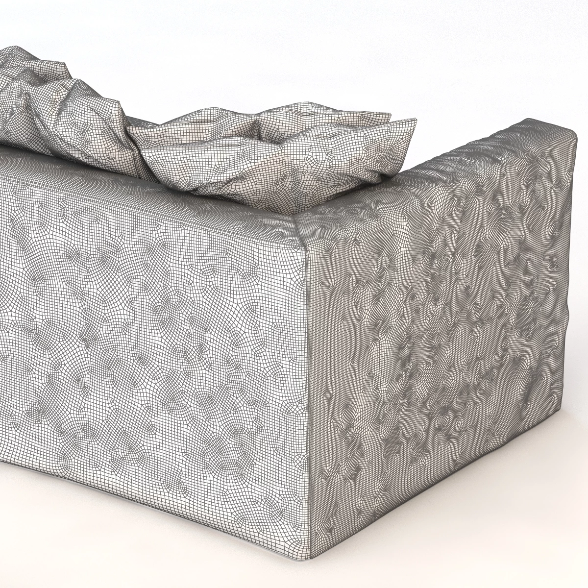 Le Grand Air Sofa White 3D Model_010