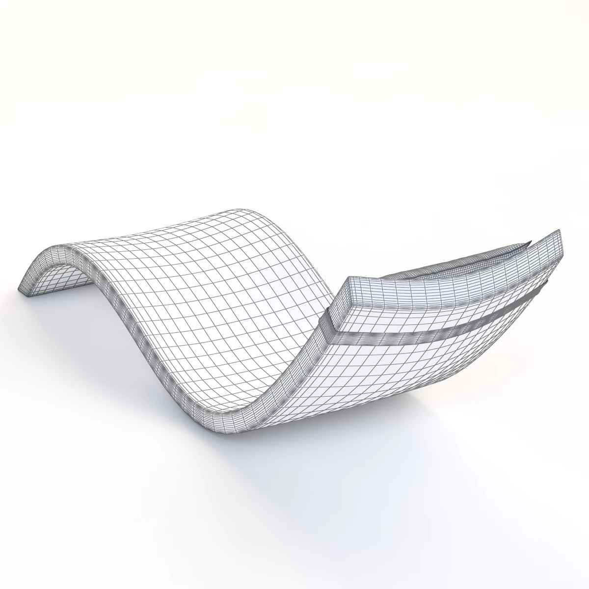 Ledge Lounger Pool Chaise 3D Model_015