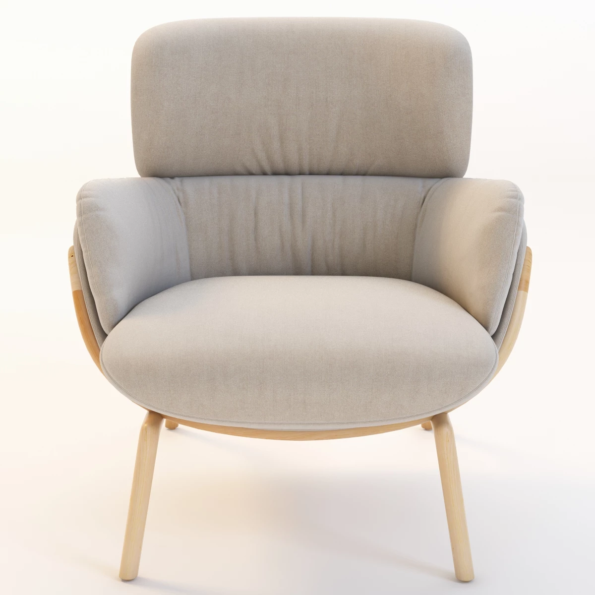 Luca Nichetto 101 Elysia Lounge Chair 3D Model_08