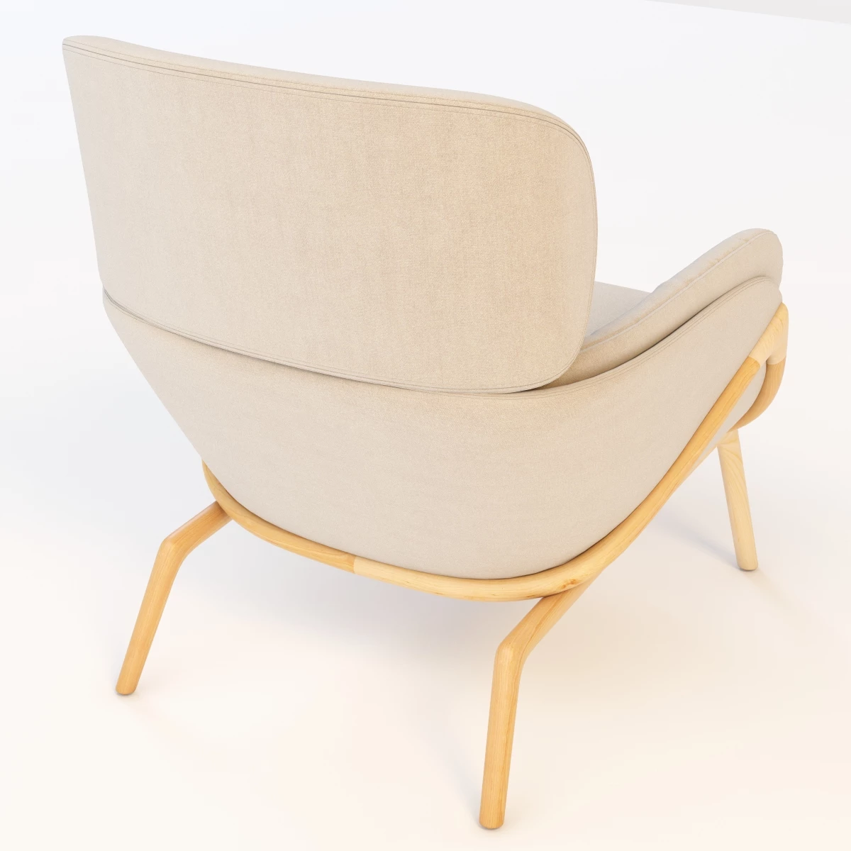Luca Nichetto 101 Elysia Lounge Chair 3D Model_04