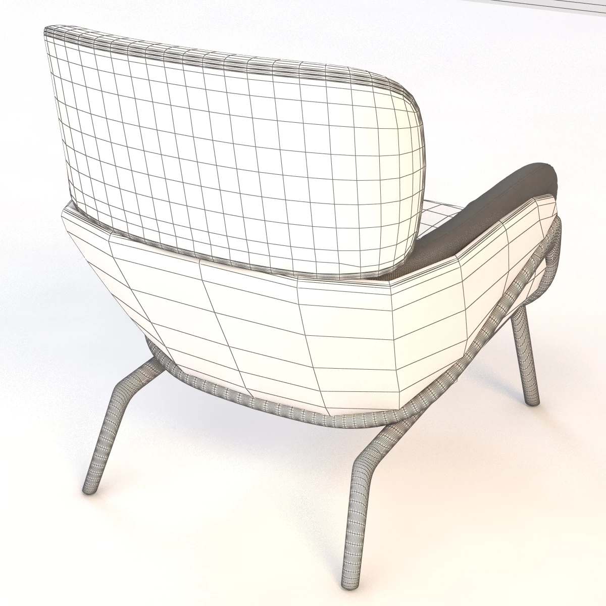 Luca Nichetto 101 Elysia Lounge Chair 3D Model_012