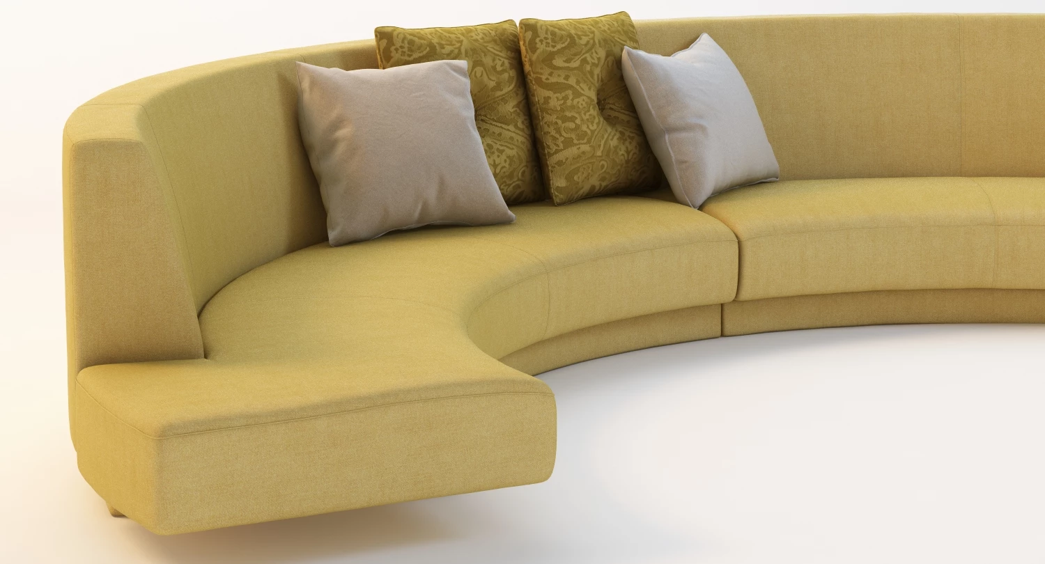 Melissa Curved Sofa 3D Model_01