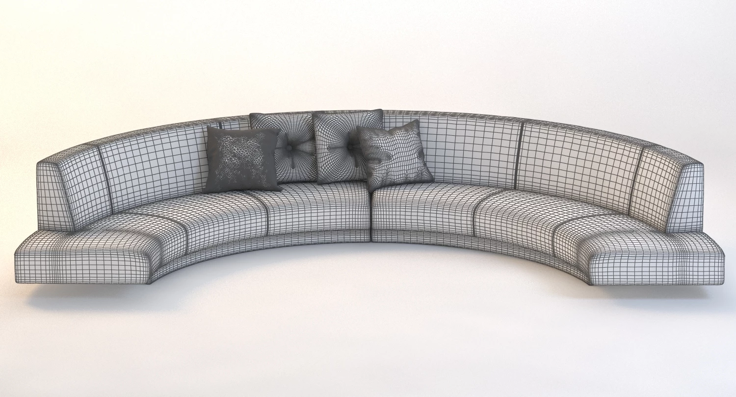 Melissa Curved Sofa 3D Model_012