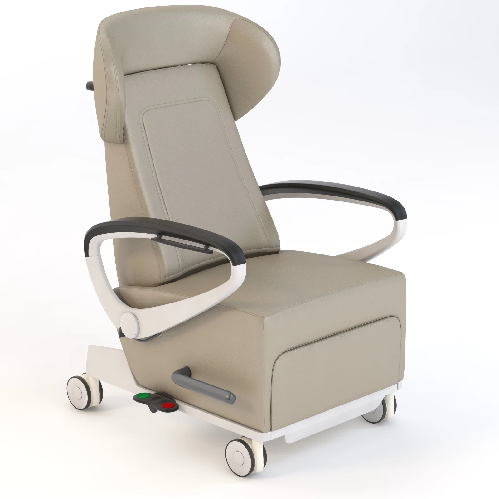Nemschoff Ava Recliner Healthcare Chair With Pivoting Arms 3D Model_01