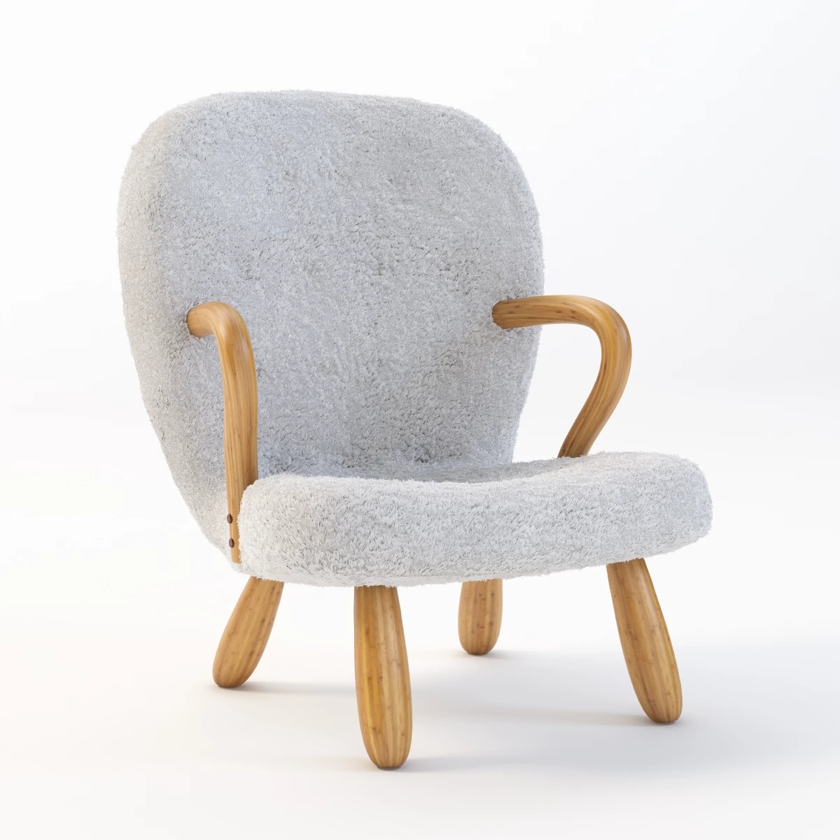 Philip Arctander Chair 3D Model_01