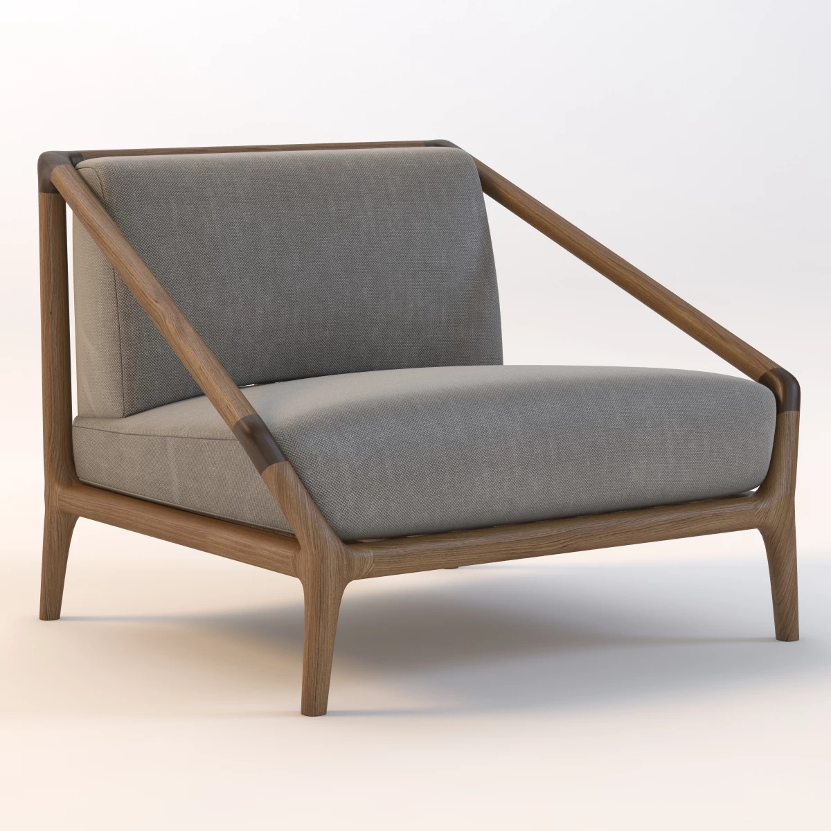 Rive Droite Armchair 3D Model_01