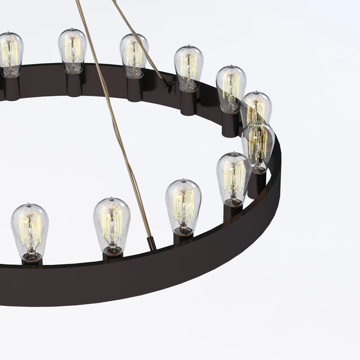 Robert Abbey Candelaria Chandelier 3D Model_03