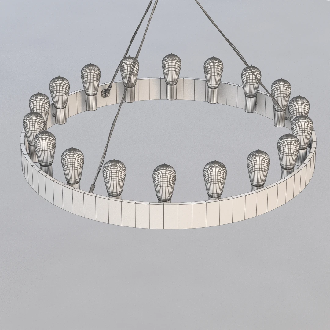 Robert Abbey Candelaria Chandelier 3D Model_010