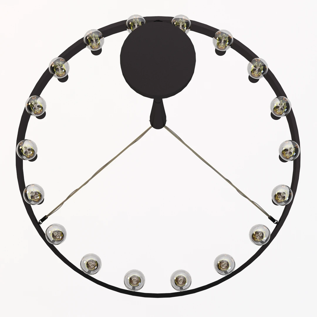 Robert Abbey Candelaria Chandelier 3D Model_07