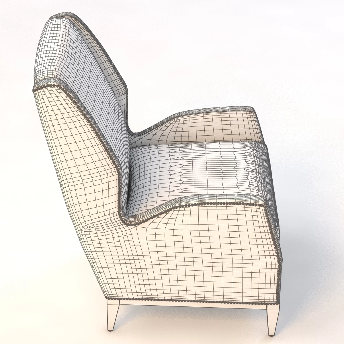 Rockhill Wing Chair 3D Model_010